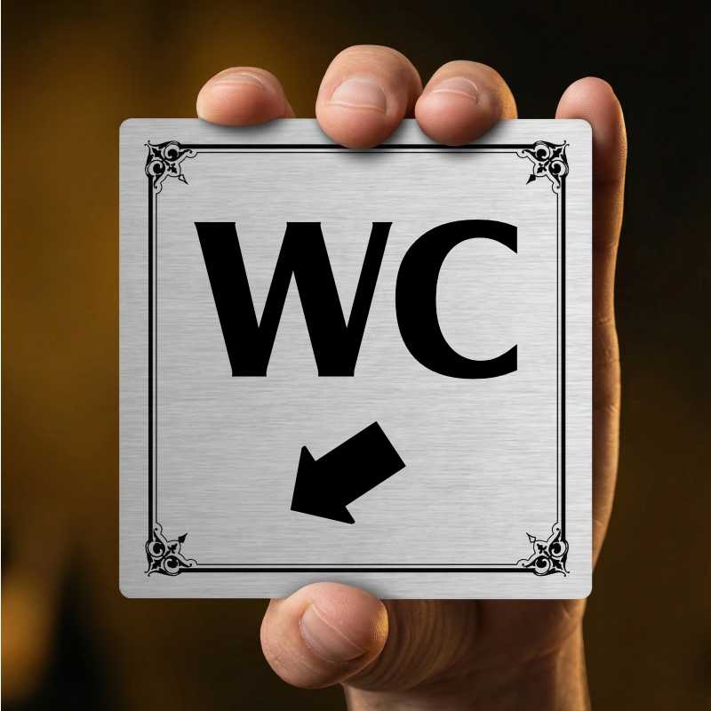 WC vlevo dolů, 100x100mm, pergamen, Texas